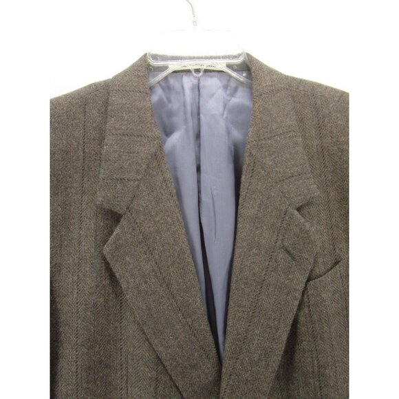 VINTAGE Karl Lagerfeld Sport Coat 42 Alpaca Silk Blazer Jacket USA - Picture 2 of 13